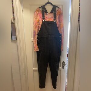 Madewell Black Overalls